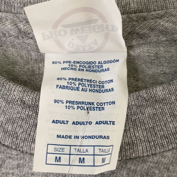 Super Sports Grey Blue Funny Beer Pong Tee Shirt Size Medium Adult NWT - Picture 4 of 7